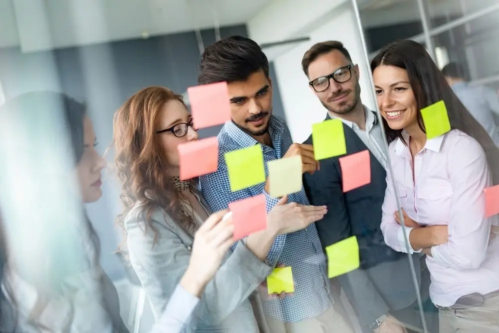 Menschen Arbeit Teammeeting